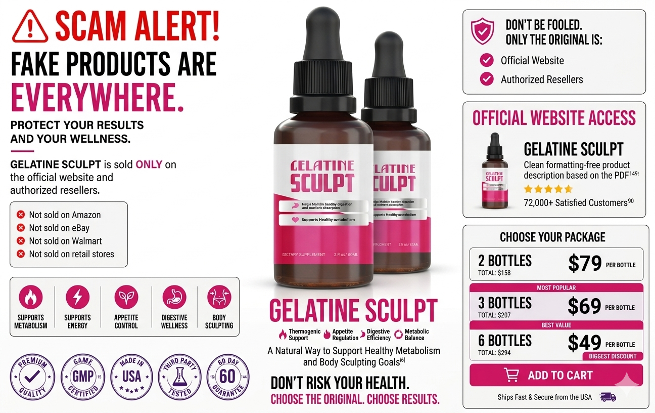Gelatine Sculpt scam alert