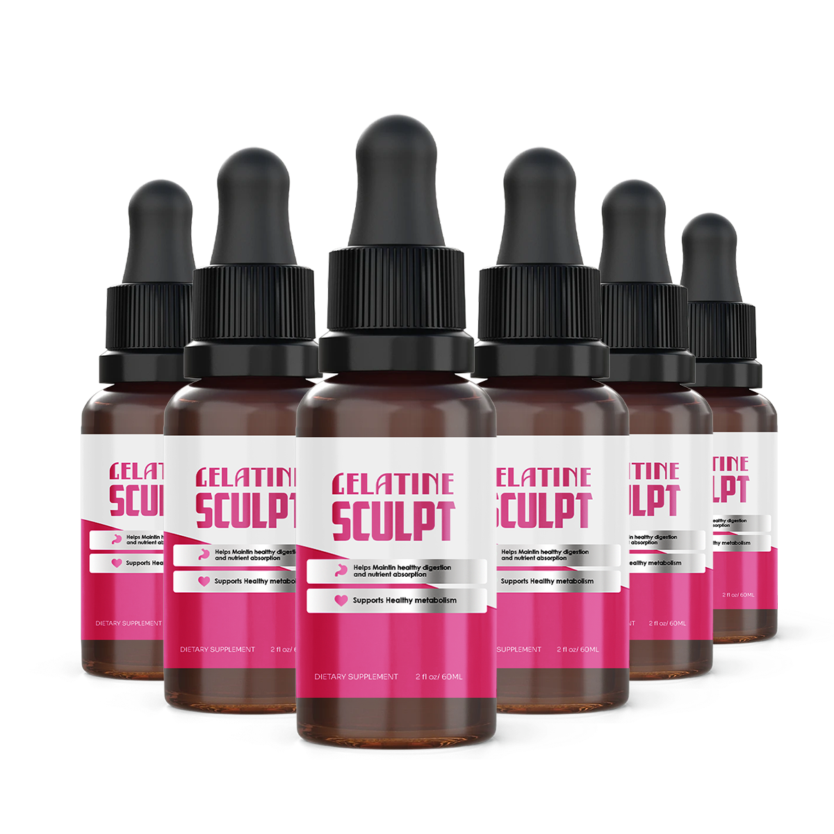 Gelatine Sculpt 6 bottles pack